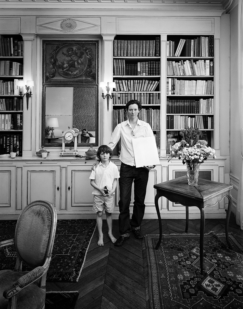 copyright Maurice Haas - Tilda Swinton and Son