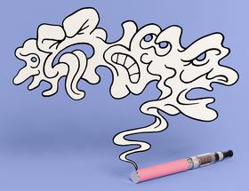 copyright Bela Borsodi - Teen Vogue – E-Cigarette